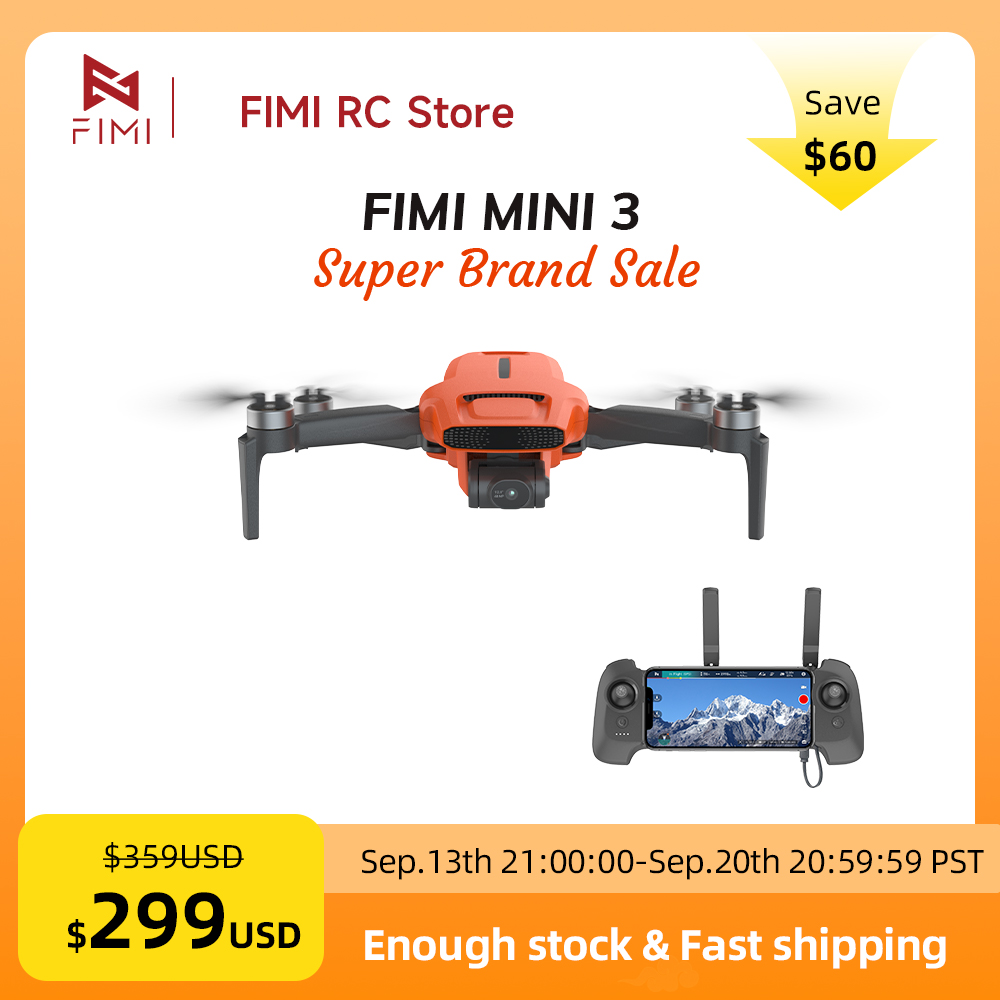 Drone Camera Night Vision - FIMI MINI 3 Kamera Drone 4K