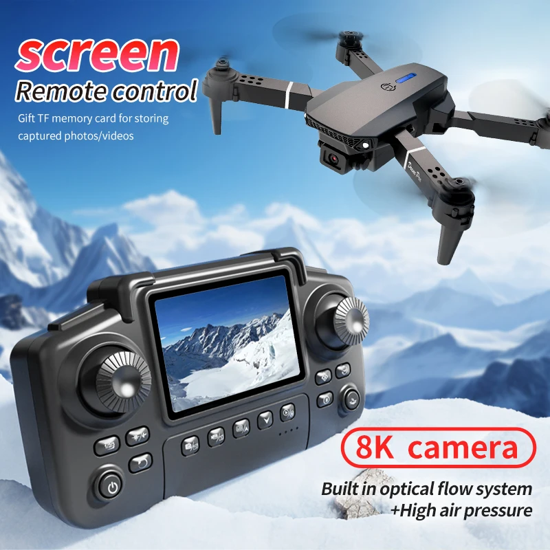 Profesyonel E88 PRO Drone, Ekr - Drone Camera Mount incelemesi ve fiyatı