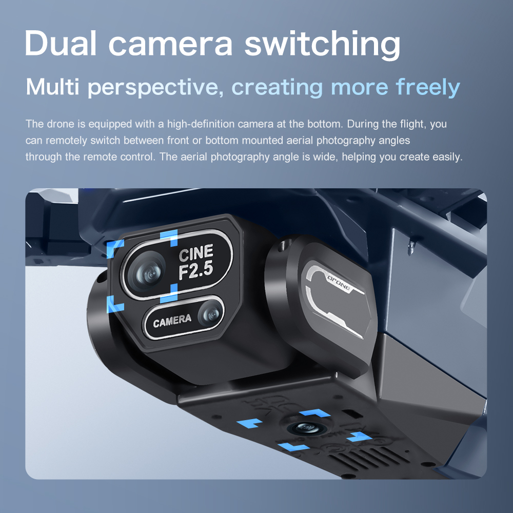 Orijinal GT8 drone 8K HD çift  - Drone Camera Night Vision incelemesi ve fiyatı